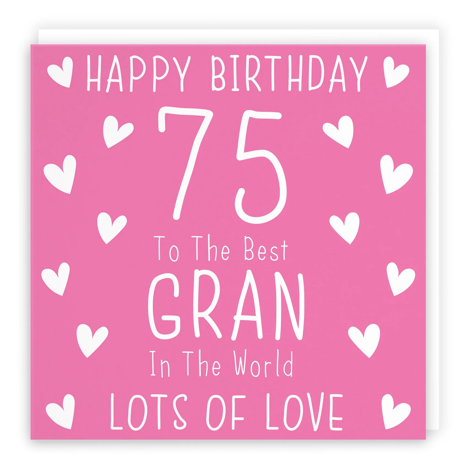 75th Gran Birthday Card Iconic