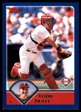 Todd Pratt 2003 Topps #572 Phillies MLB READ FREE SHIPPING AutographDen