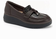 Clark  s Collection Loafers Zylah Bella Dark Brown Women  s 9