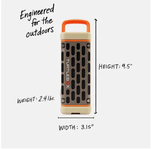 NIB Turtlebox Ranger Portable Speaker Delta Edition