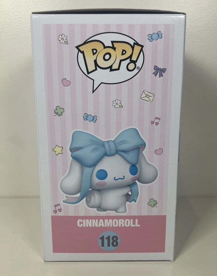 Sanrio Hello Kitty & Friends #118 Cinnamoroll con cinta Funko Pop! Vinilo LE9500 Foto 3 de 4