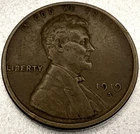 1919-S Lincoln Wheat Cent Penny 1c ~ XF Extra Fine Condition Early Date~ ST845