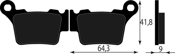 Bremsbelag Hinten 54813090100 KTM 500 XC-W 2012-image