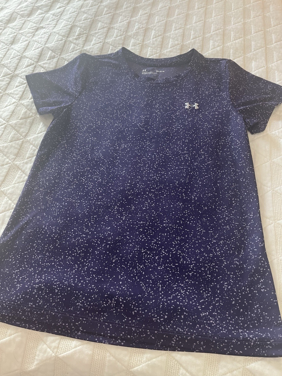 Under Armour Loose Coupe Lache Suelto Size M, Purple T-shirt, Ladies