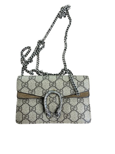 Gucci Dionysus Mini GG Supreme Canvas Chain Shoulder Bag(AEE-ARF) (PPG014110)