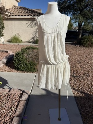 Costa Blanca Cream Coverup Or Dress. Beautiful Tags Still Attached.