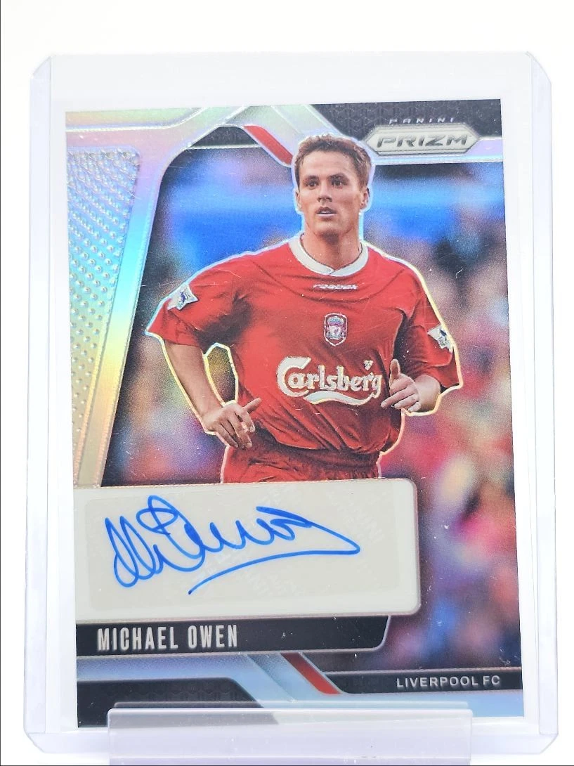 Michael Owen Autographed Soccer Sports Trading Cards & Accessories