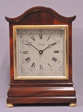 Comitti of London Mantel Clock in Wooden Case