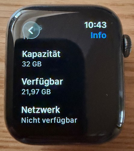 Apple Watch Series 6 44mm, GPS+Cellular - Edelstahl Graphit , Sport Loop Armband - Bild 9 von 13