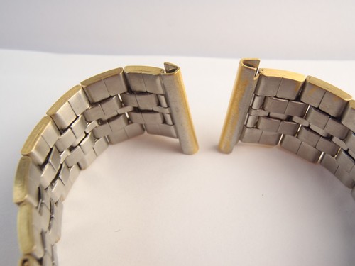 22mm Hadley Roma Gold Micron Plate Watch Band with Straight Ends New - Picture 11 of 16