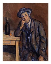 Vintage Wall Art Poster - Classic Portrait by Paul Cézanne Home Decor