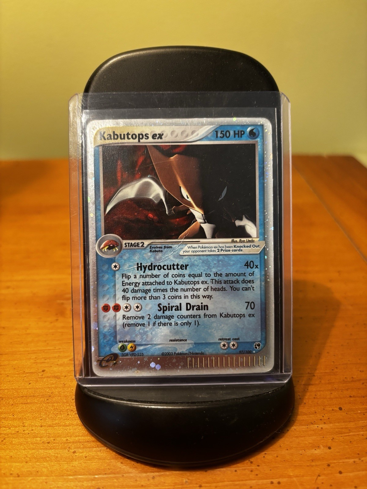 Pokémon TCG Kabutops ex 97/100 Sandstorm Holo Silver Border