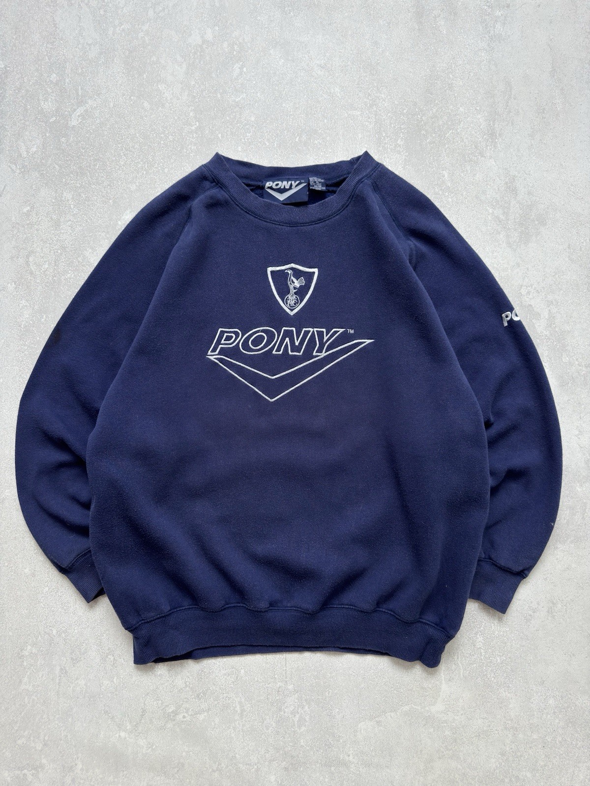 Felpa vintage Pony Tottenham Hotspurs 1995 97 calcio away football anni 90