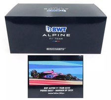 MINICHAMPS 1/18 BWT Alpine F1 Team A523 Pierre Gasly 2023 Car Model