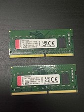 Kingston 32GB 2x16GB DDR4 3200MHz PC4-25600 SODIMM Laptop RAM KVR32S22D8/16