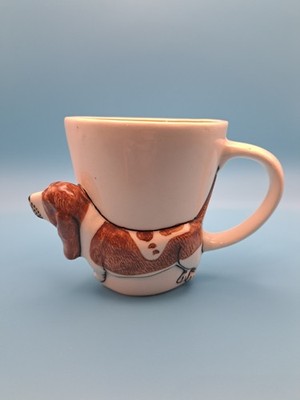 3D Basset Hound Coffee/Tea Cup Mug Cute Dog Gift Idea