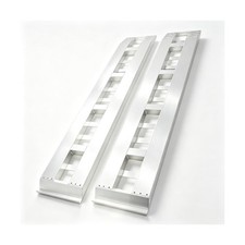 munirater 80 x 15 Inch Aluminum Trailer Ramps 6000Lbs Total Hook Attaching En...
