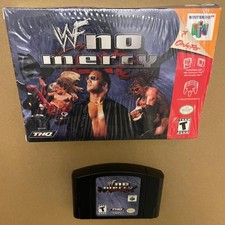 WWF No Mercy Authentic N64 Game and Box Nintendo 64 WWE