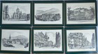 Set of 6 Judges Edinburgh Landmarks Place Mats