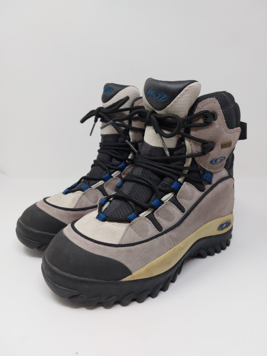 Stivali Salomon donna taglia 5 1 2 Gore Tex GTX Contagrip scamosciati escursionismo neve 871690