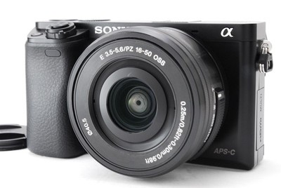 Sony Alpha a6000 ILCE-6000 mit 16-50mm Black Shutter Count 3.970 Englisch...