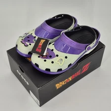 Crocs Dragon Ball Z Frieza Classic Clogs Adult Men's Sizes 10, 11, 12 NWB Purple