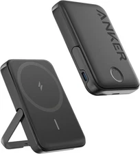 Anker MagGo Magnetic Power Bank iPhone Wireless Battery Kickstand 5000mAh 2-Pack