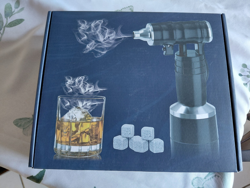 Electric cocktail smoker kit rechargeable whiskey christmas style