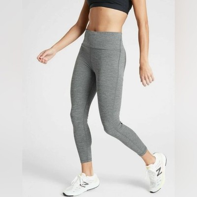 Athleta Ultimate Stash Pocket 7/8 Tights Sz XS Gray