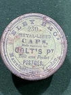Eley Bros. 250 Caps Colt Belt & Pocket Pistols Civil War EMPTY