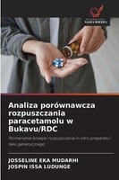 Analiza PoróWnawcza Rozpuszczania Paracetamolu W Bukavu/Rdc Josseline Eka Mudarh