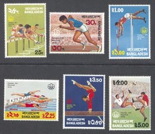 Bangladesh Scott# 117-22, 1976 Olympic Games - Montreal, F/VF MNH Complete Set