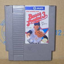 Vintage Nintendo Game Ryne Sandberg Plays Bases Loaded 3 III NES