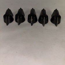 Lot of 5 Vintage Daka-Ware Chicken Head Knobs Guitar Amplifier Knobs
