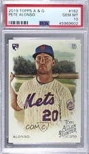 2019 Topps Allen & Ginter Pete Alonso #182 PSA 10 GEM MT 09dw