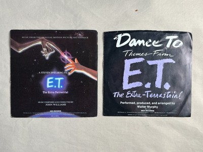 Vintage 1982 E.T. 45 RPM Vinyl Lot John Williams Walter Murphy MCA Records - VG+