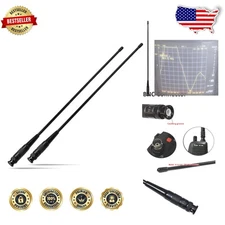 High Quality UHF BNC GMRS Scanner Antenna 462-467MHz 15.3" 2.5dBi Gain