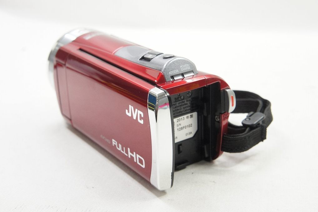 JVC Everio GZ-HM33-V ジェイブイシー JVC Everio GZ-HM33 Digital Video Camera Red Used with
