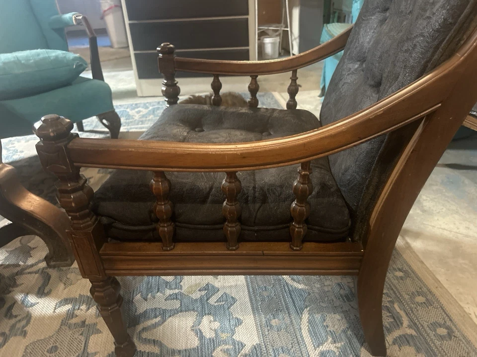 Silla Statesville antigua rara Foto 3 de 4