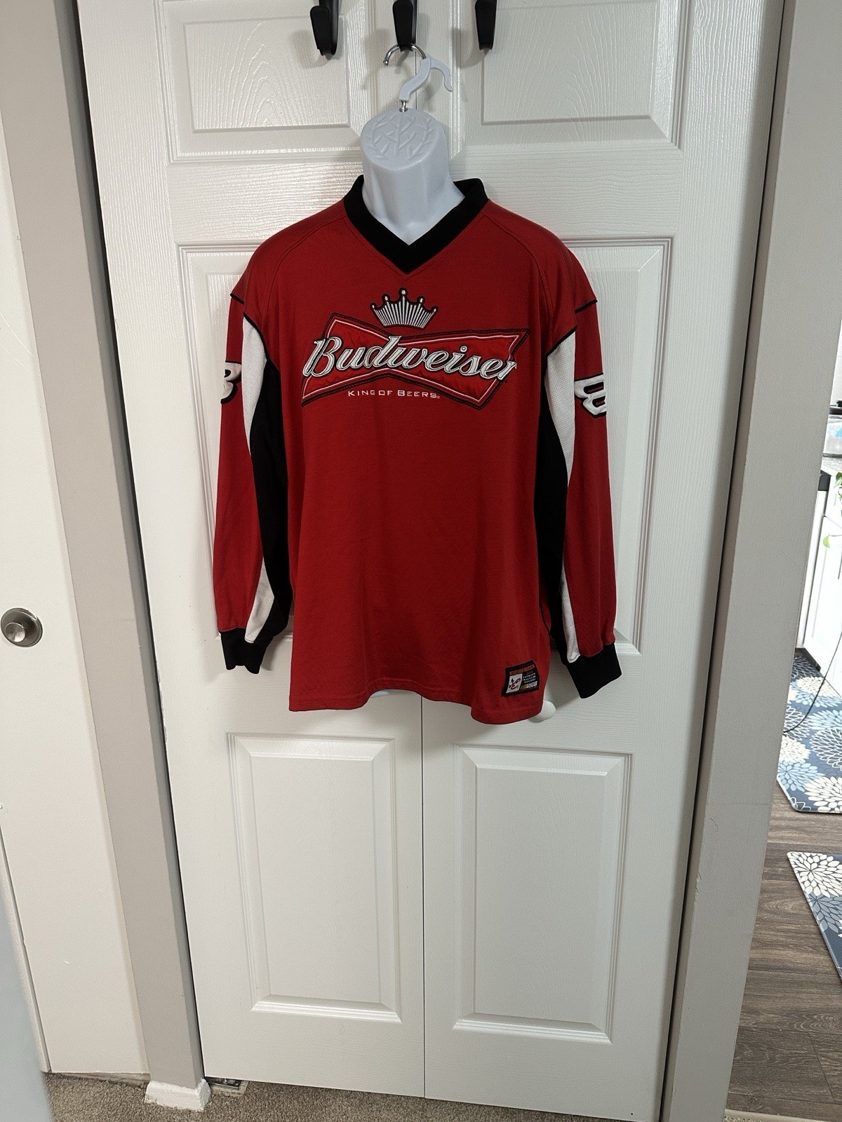 Vintage Dale Earnhardt Jr #8 Winners Circle Jersey Budweiser Size XL Nascar