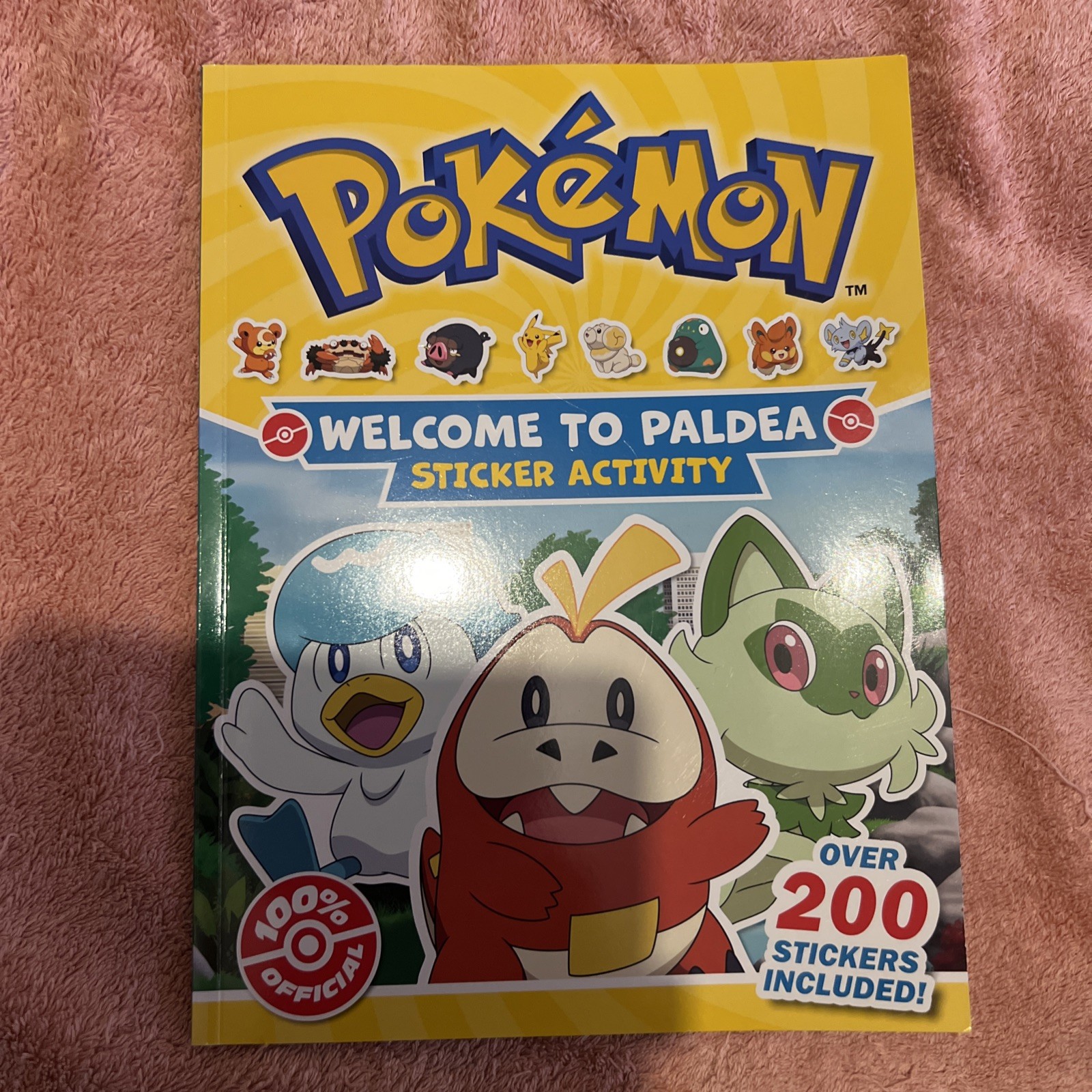 Pokémon Welcome to Paldea Sticker Activity Book, Over 200 Stickers, Kids Gift