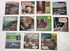 Vintage Set Of 11 View-Master Nature & Travel Destination Reels. Being There!