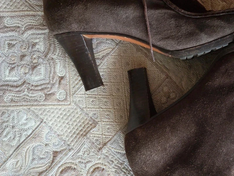 Gucci Vintage Bottines Marron 40 C – Ankle Boots à Talons - Photo 2/4