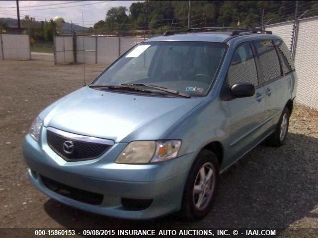 Passenger Side View Mirror Power Without Heated Fits 02-06 MAZDA MPV 1459707 - Image 4 of 4