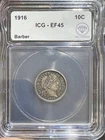 1916 Barber Dime ICG EF-45 IDC Verified