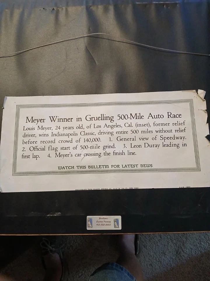 Louie Meyer 3 veces ganador de Indy 500  Foto 4 de 4