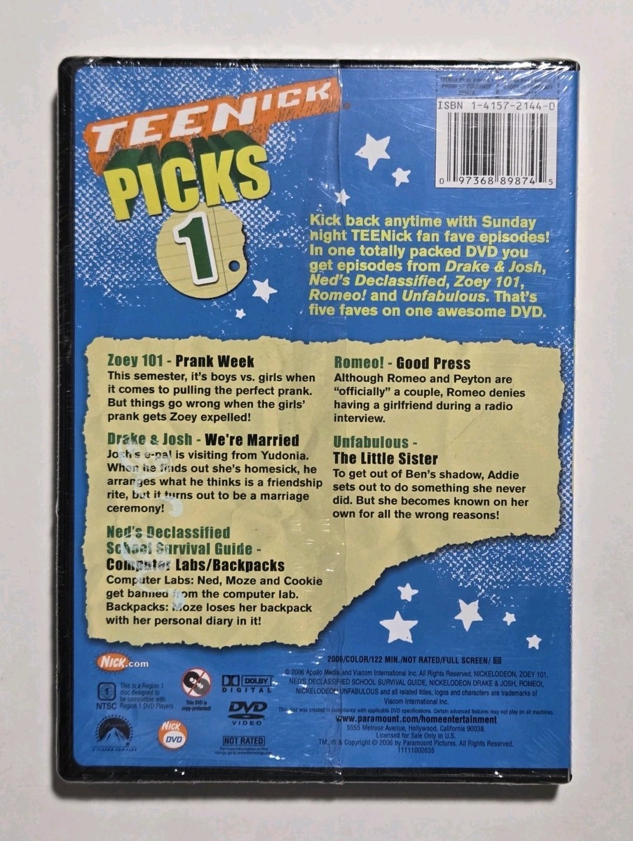 TEENick Picks 1 (DVD, 2006) for sale online | eBay