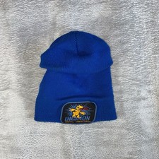 Vintage Official Digimon Beanie Hat Digimon USA Made 90s Digital Monsters Blue