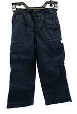 Children's Place Boy's Navy-Blue Cargo Pants Elastic Waist Size 5 - EUC