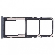 SIM Tray Micro SD Card Slot Compatible For Xiaomi Redmi Note 9 Pro Gray 